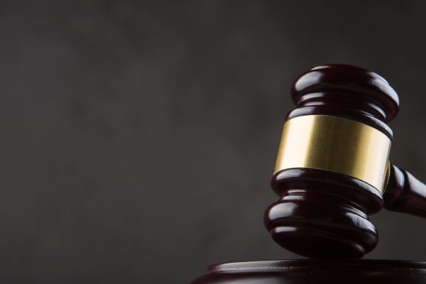 Wooden gavel - law and auction concept Wooden gavel - law and auction concept